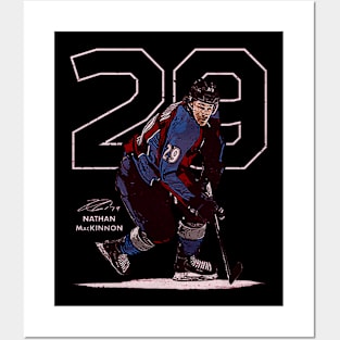 nathan mackinnon number Posters and Art